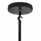 King Home Lampa wisząca CANDELABR 6 czarna - aluminium, szkło (XCP8053-6.BLACK)