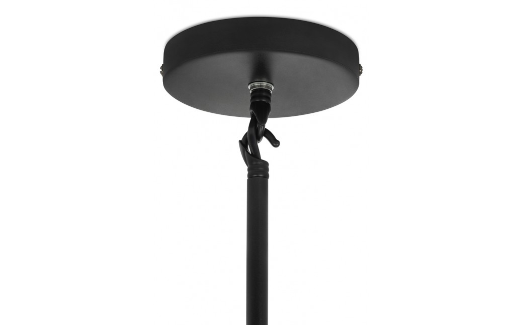 King Home Lampa wisząca CANDELABR 6 czarna - aluminium, szkło (XCP8053-6.BLACK)