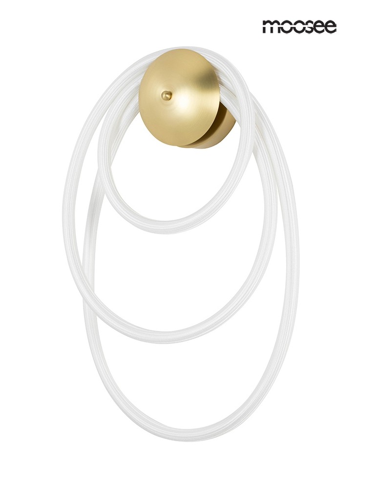 Designer wall lamps - MOOSEE SERPIENTE gold wall lamp (MSE010100237) - product kolory-swiatla.pl 1