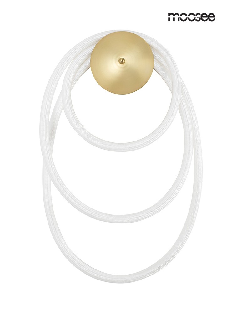 Designer wall lamps - MOOSEE SERPIENTE gold wall lamp (MSE010100237) - product kolory-swiatla.pl 2