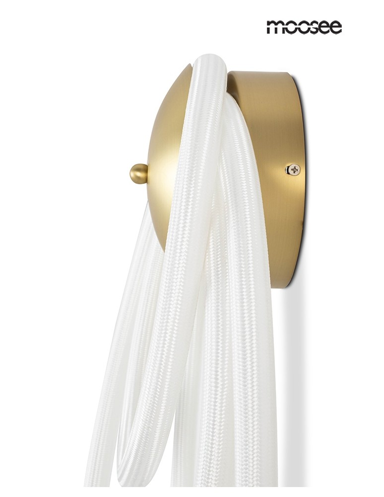 Designer wall lamps - MOOSEE SERPIENTE gold wall lamp (MSE010100237) - product kolory-swiatla.pl 5