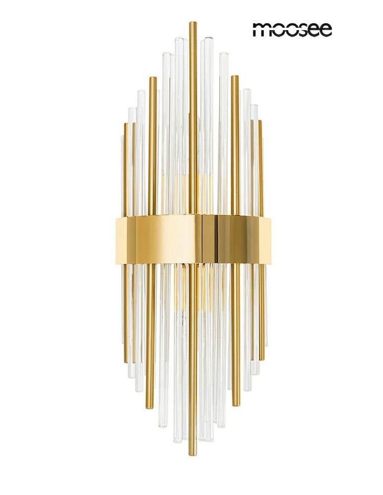 Glamour wall lamps - MOOSEE ARMANDO gold wall lamp (MSE010100337) - product kolory-swiatla.pl 1