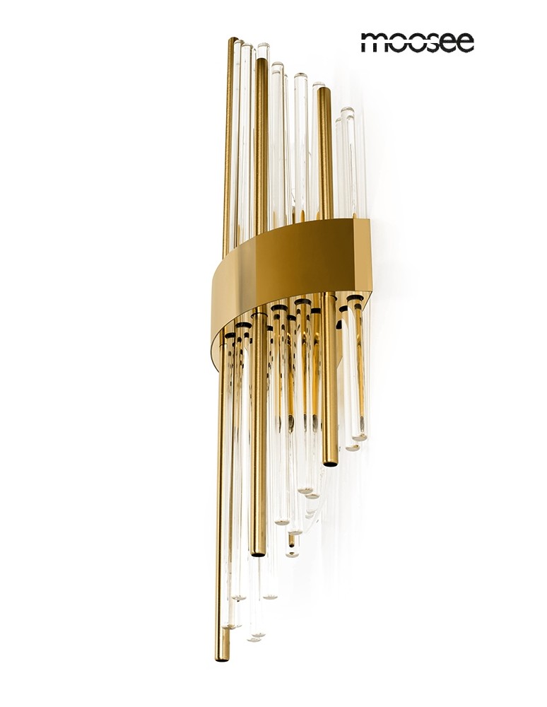 Glamour wall lamps - MOOSEE ARMANDO gold wall lamp (MSE010100337) - product kolory-swiatla.pl 3