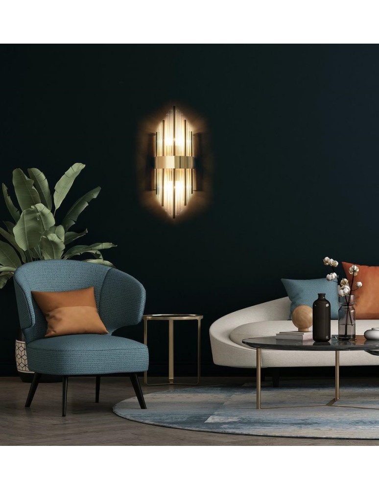 Glamour wall lamps - MOOSEE ARMANDO gold wall lamp (MSE010100337) - product kolory-swiatla.pl 5