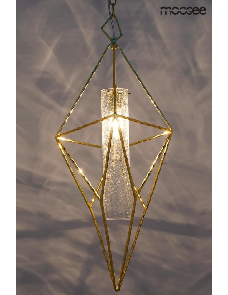 Pendant lamps - Moosee MOOSEE pendant lamp HAVANA M - gold (MSE010100129) - product kolory-swiatla.pl 3