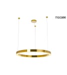Pendant lamps circles - Moosee MOOSEE RING LUXURY 90 gold pendant lamp - LED, chrome gold (MSE010100190) - product 1