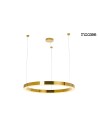 Moosee MOOSEE lampa wisząca RING LUXURY 90  złota - LED, chromowane złoto (MSE010100190)