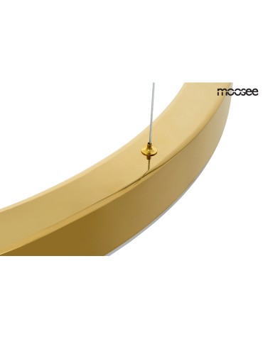 Moosee MOOSEE lampa wisząca RING LUXURY 90  złota - LED, chromowane złoto (MSE010100190) - produkt 2