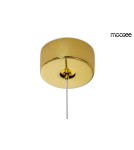 Pendant lamps circles - Moosee MOOSEE RING LUXURY 90 gold pendant lamp - LED, chrome gold (MSE010100190) - product 4
