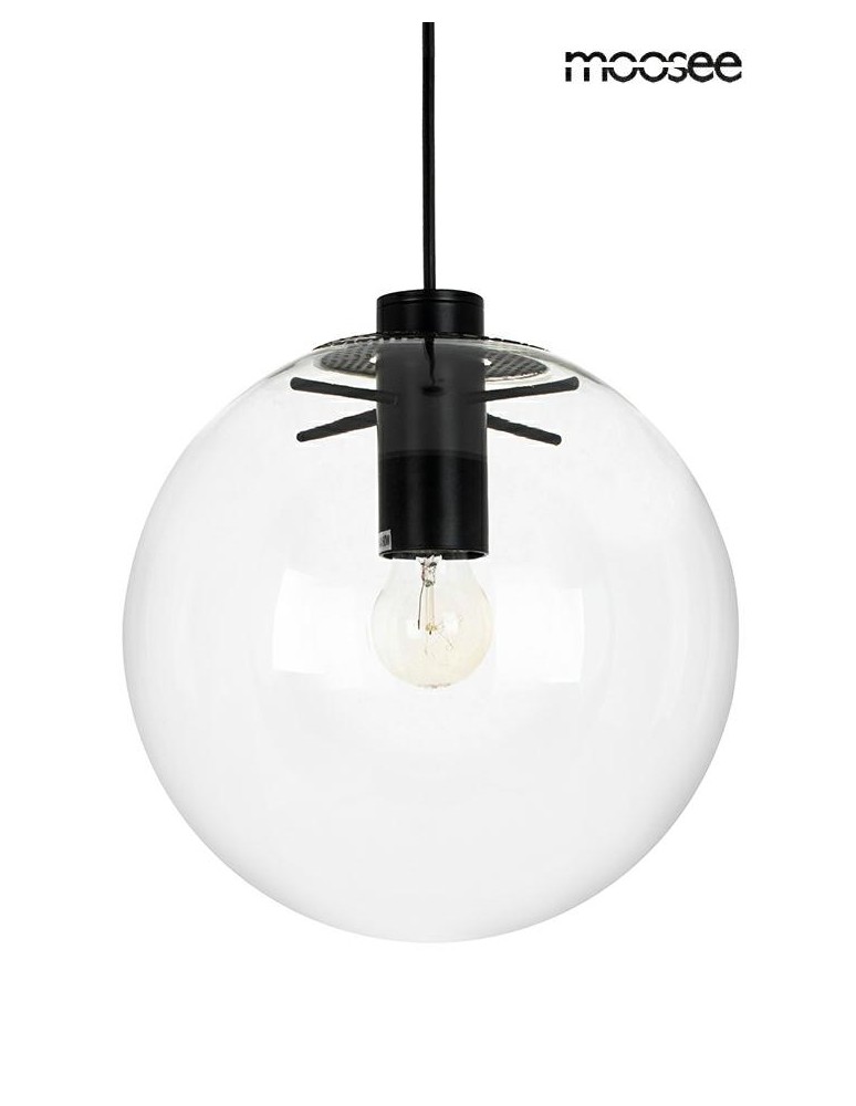 Pendant lamps spheres - MOOSEE SANDRA 30 pendant lamp black (MSE010100308) - product kolory-swiatla.pl 1