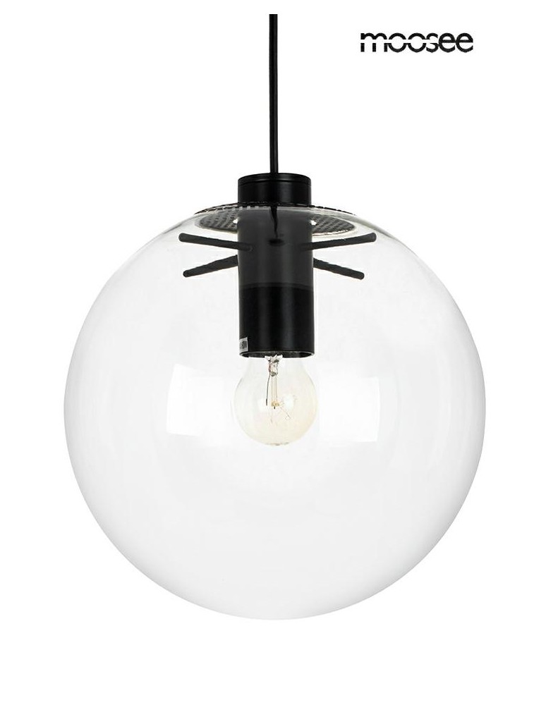 Pendant lamps spheres - MOOSEE pendant lamp SANDRA 35 black (MSE010100309) - product kolory-swiatla.pl 1