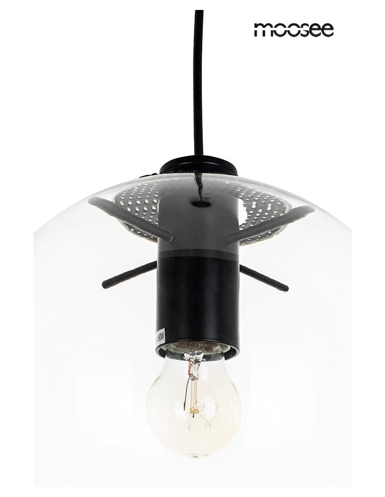 Pendant lamps spheres - MOOSEE pendant lamp SANDRA 35 black (MSE010100309) - product kolory-swiatla.pl 2