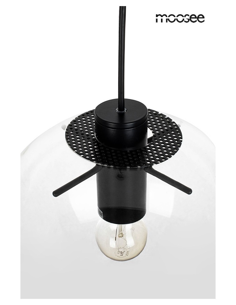 Pendant lamps spheres - MOOSEE pendant lamp SANDRA 35 black (MSE010100309) - product kolory-swiatla.pl 3