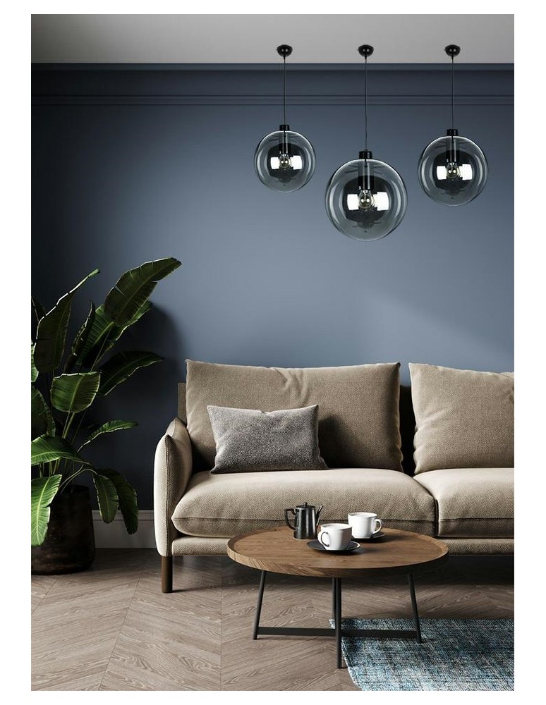 Pendant lamps spheres - MOOSEE pendant lamp SANDRA 35 black (MSE010100309) - product kolory-swiatla.pl 7