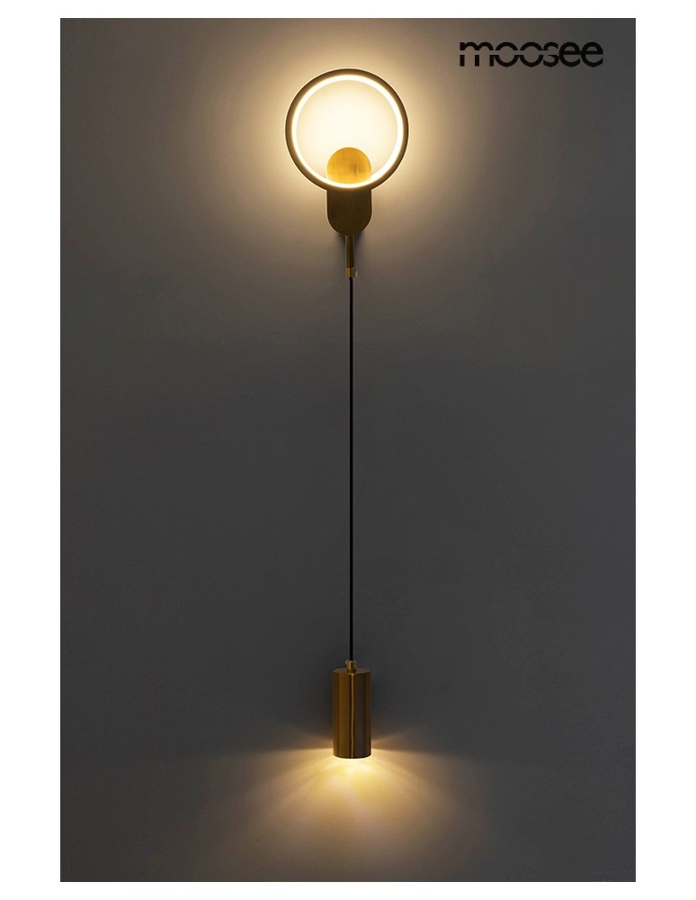 Designer wall lamps - MOOSEE COMO gold wall lamp (MSE010100345) - product kolory-swiatla.pl 2