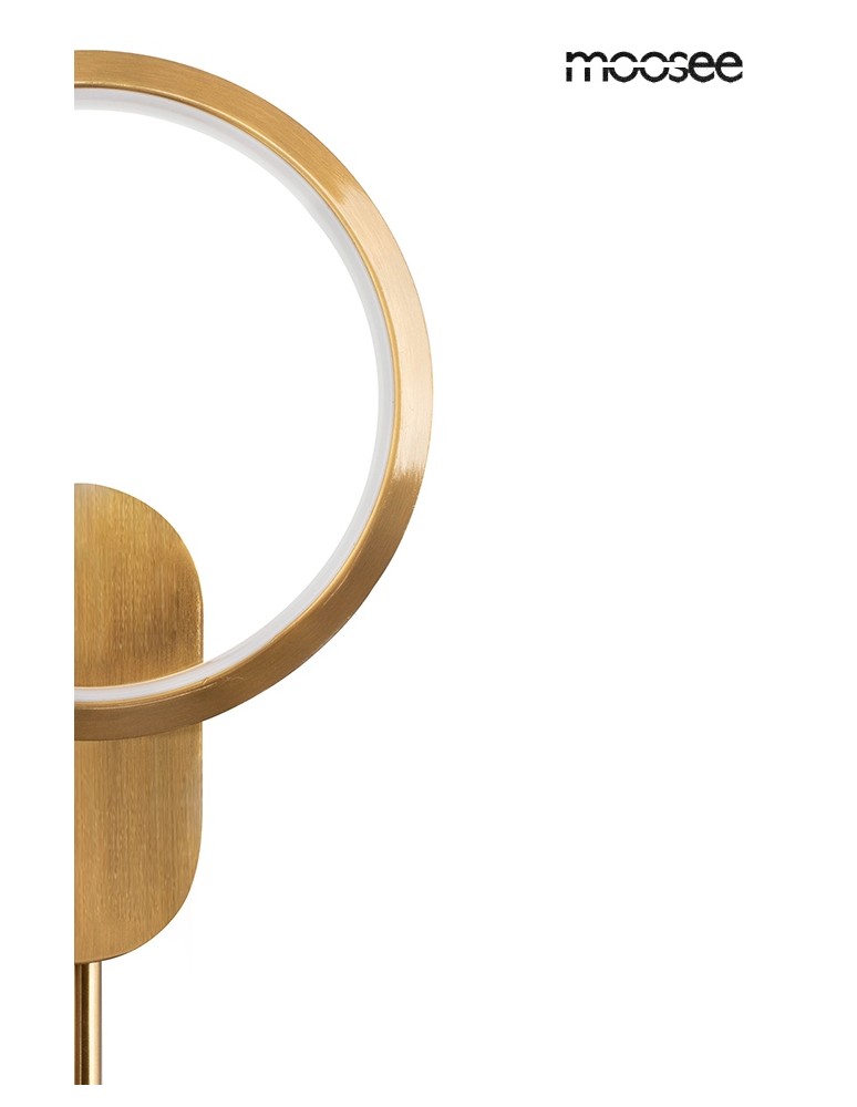 Designer wall lamps - MOOSEE COMO gold wall lamp (MSE010100345) - product kolory-swiatla.pl 3