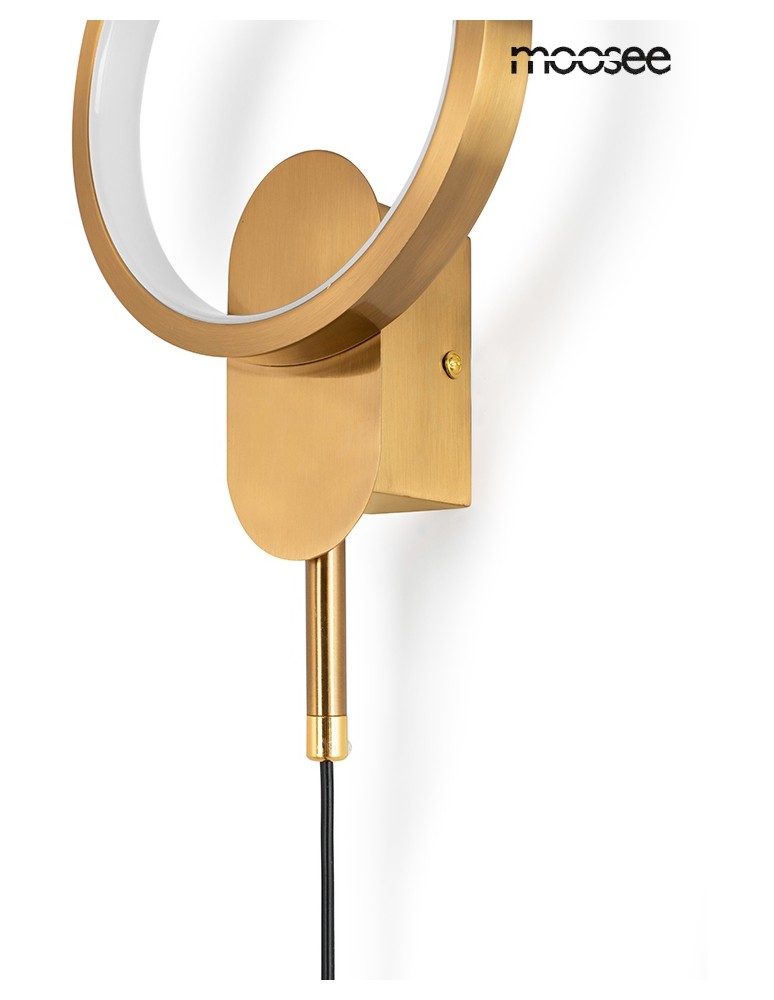 Designer wall lamps - MOOSEE COMO gold wall lamp (MSE010100345) - product kolory-swiatla.pl 5
