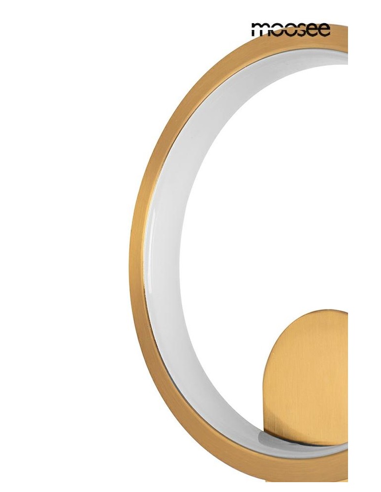 Designer wall lamps - MOOSEE COMO gold wall lamp (MSE010100345) - product kolory-swiatla.pl 6