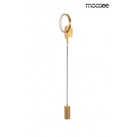 MOOSEE lampa ścienna COMO złota (MSE010100345)