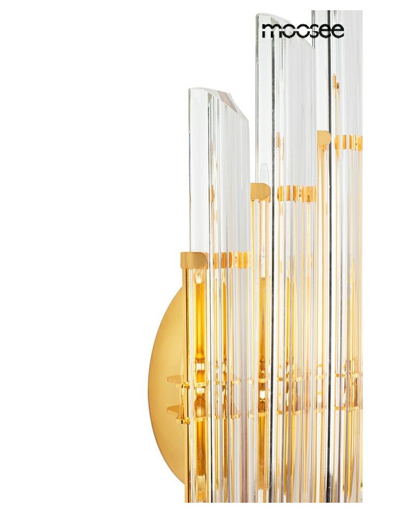 Glamour wall lamps - MOOSEE PALAZZO gold wall lamp (MSE010100327) - product kolory-swiatla.pl 4