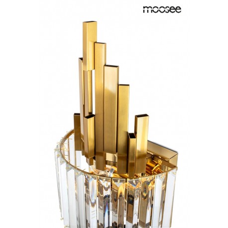 MOOSEE lampa ścienna TOWERS złota (MSE010100377)
