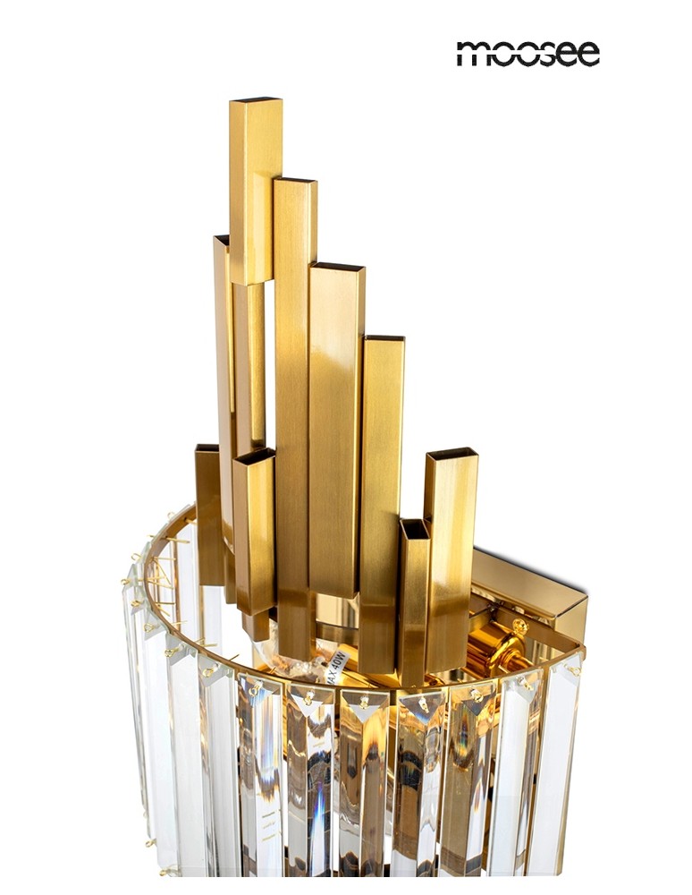 Glamour wall lamps - MOOSEE TOWERS gold wall lamp (MSE010100377) - product kolory-swiatla.pl 4