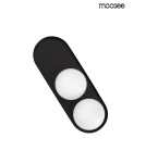 Wall lamps - MOOSEE DROPS 2 wall lamp black (MSE010100271) - product 1