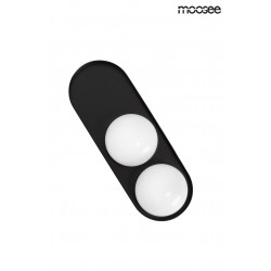 MOOSEE lampa ścienna DROPS 2 czarna (MSE010100271)