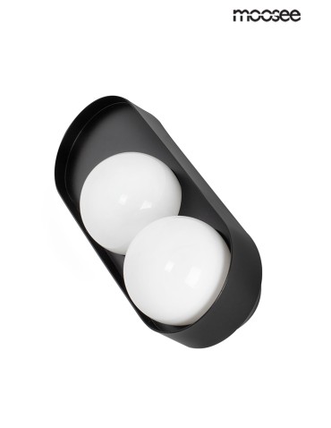 MOOSEE lampa ścienna DROPS 2 czarna (MSE010100271) - produkt 2