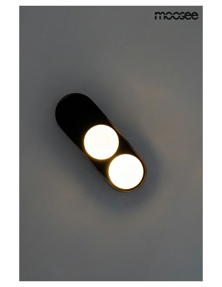 Wall lamps - MOOSEE DROPS 2 wall lamp black (MSE010100271) - product kolory-swiatla.pl 7