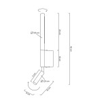 Designer wall lamps - MOOSEE wall lamp PERISCOPE black (MSE010100335) - product 10