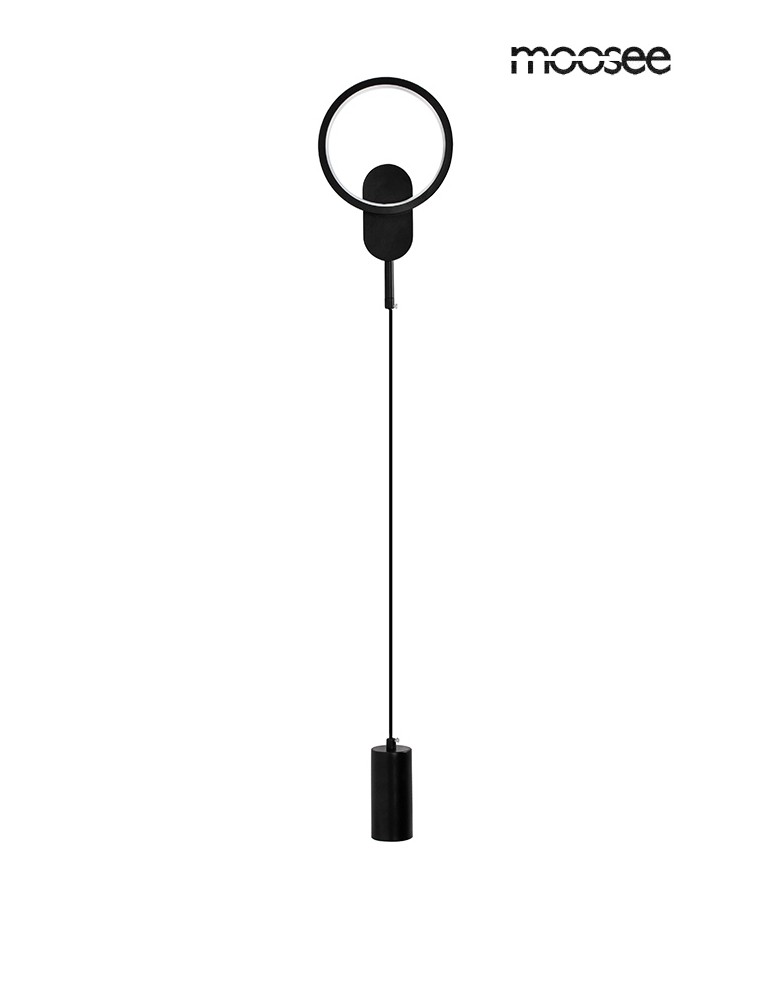 Modern wall lamps - MOOSEE COMO wall lamp black (MSE010100344) - product kolory-swiatla.pl 1