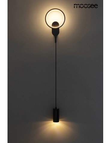 MOOSEE lampa ścienna COMO czarna (MSE010100344) - produkt 2