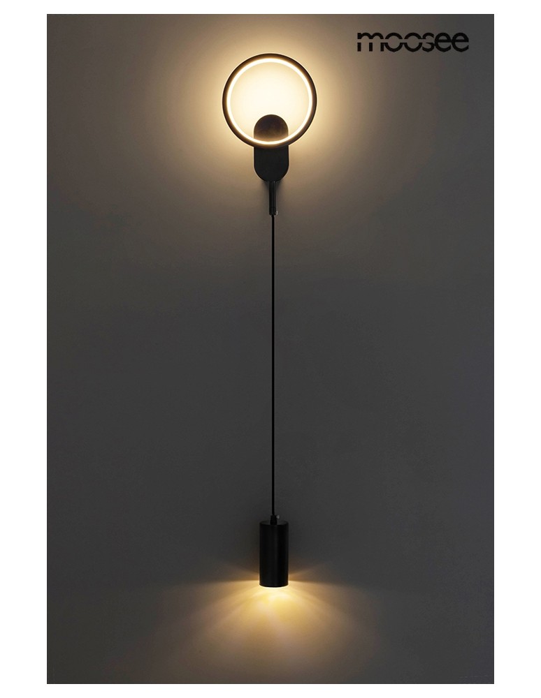 Modern wall lamps - MOOSEE COMO wall lamp black (MSE010100344) - product kolory-swiatla.pl 2