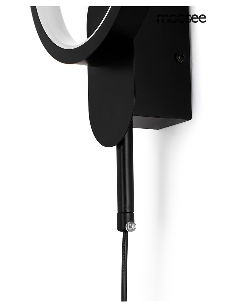 Modern wall lamps - MOOSEE COMO wall lamp black (MSE010100344) - product kolory-swiatla.pl 4