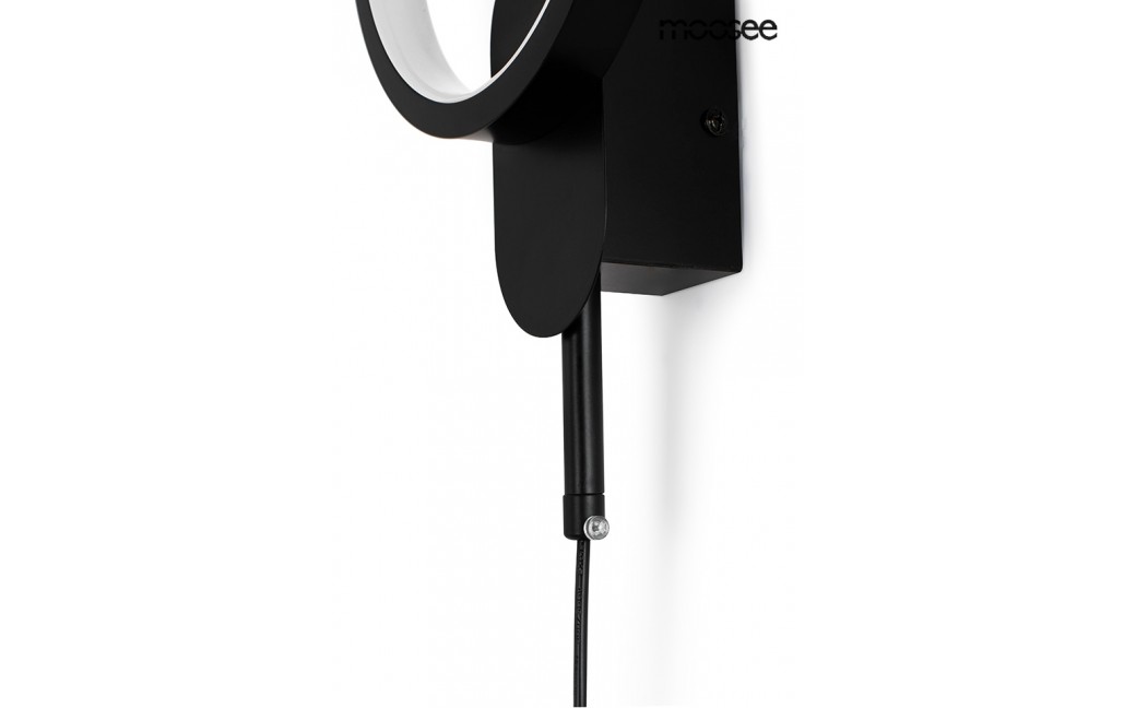 MOOSEE lampa ścienna COMO czarna (MSE010100344)