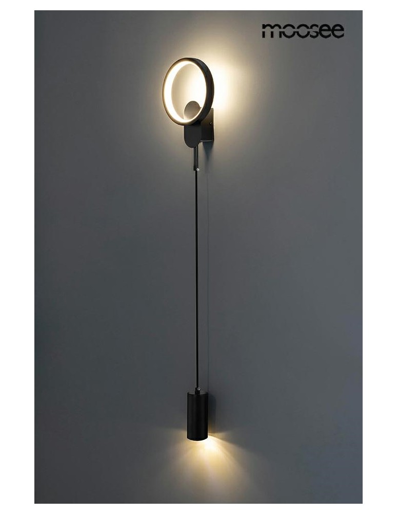Modern wall lamps - MOOSEE COMO wall lamp black (MSE010100344) - product kolory-swiatla.pl 7