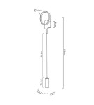 Modern wall lamps - MOOSEE COMO wall lamp black (MSE010100344) - product 8