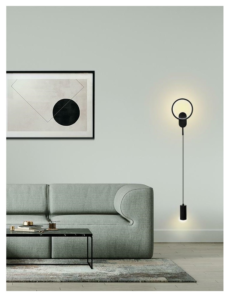 Modern wall lamps - MOOSEE COMO wall lamp black (MSE010100344) - product kolory-swiatla.pl 9