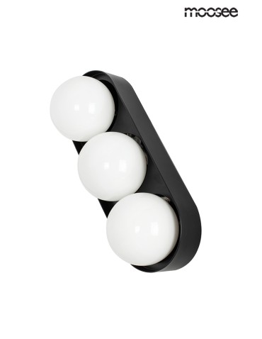 MOOSEE lampa ścienna DROPS 3 czarna (MSE010100272) - produkt 2