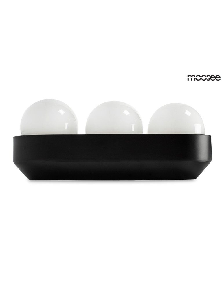 Wall lamps - MOOSEE DROPS 3 wall lamp black (MSE010100272) - product kolory-swiatla.pl 4