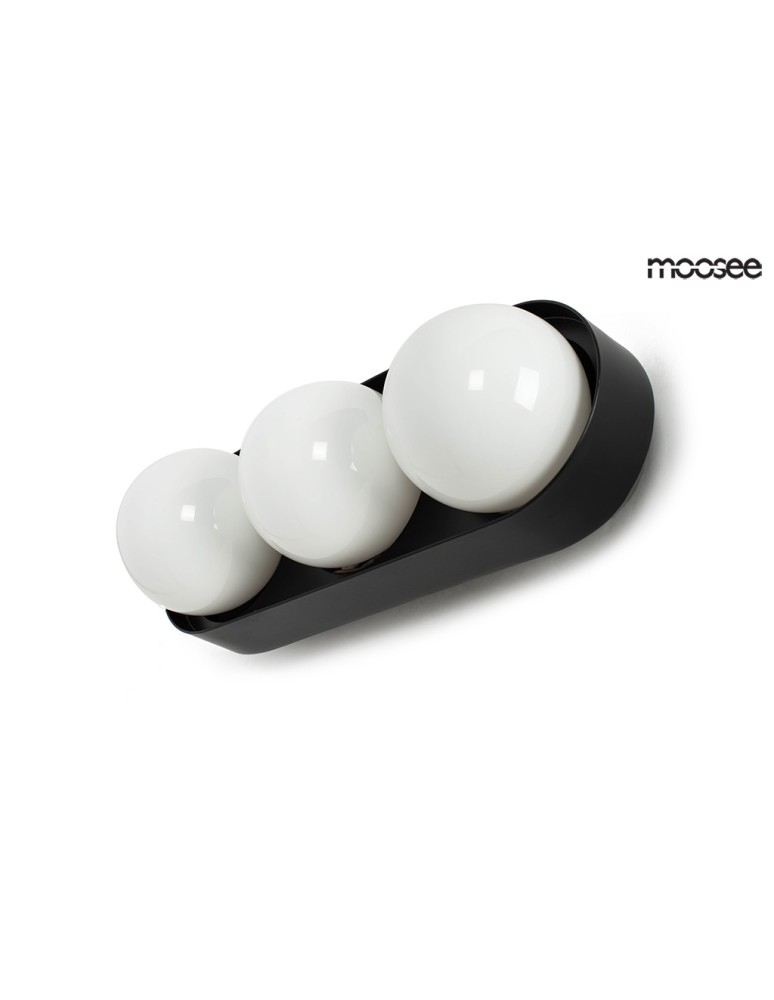 Wall lamps - MOOSEE DROPS 3 wall lamp black (MSE010100272) - product kolory-swiatla.pl 6