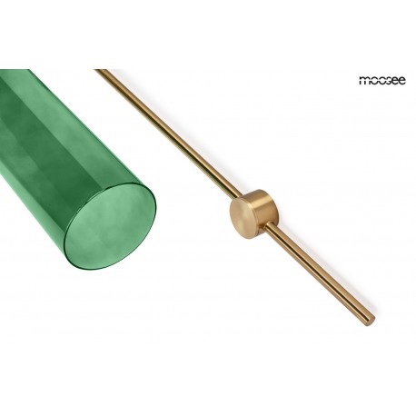MOOSEE lampa ścienna SLACK złota / zielona (MSE010100342)