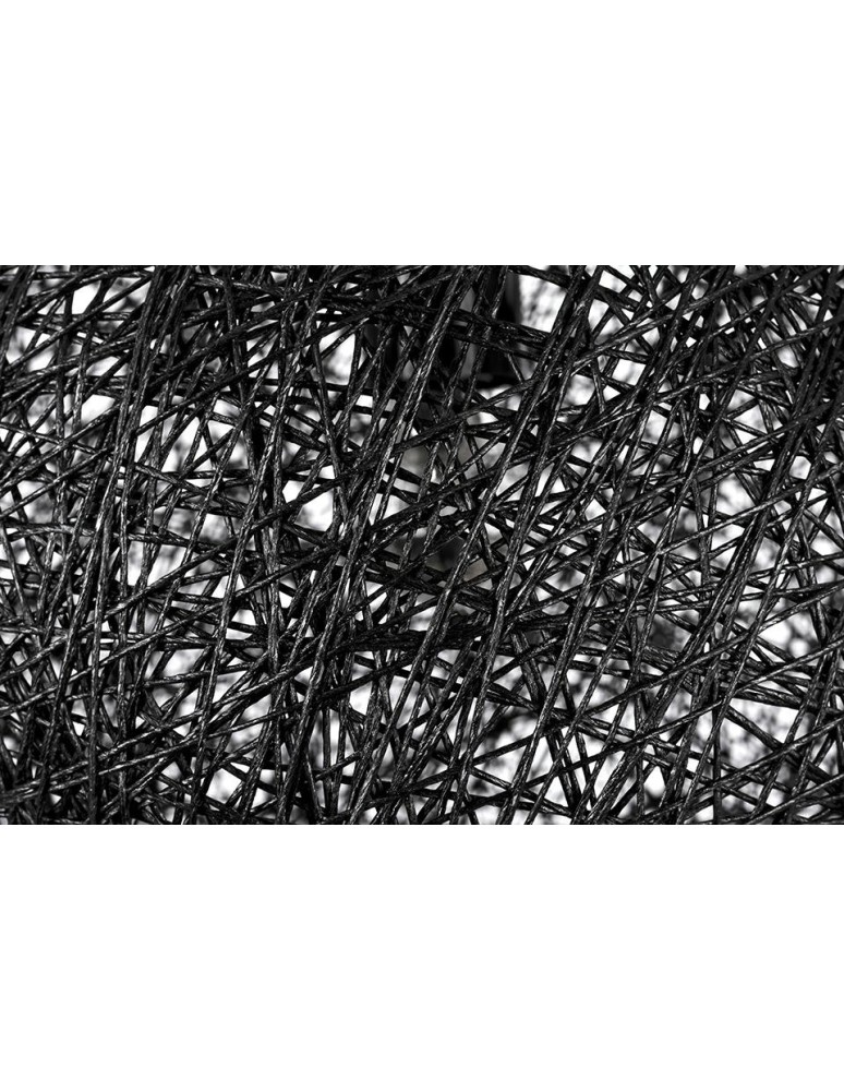Pendant lamps - King Home LUNA 40 black pendant lamp - hemp cord (1027S-400.BLACK) - product kolory-swiatla.pl 2