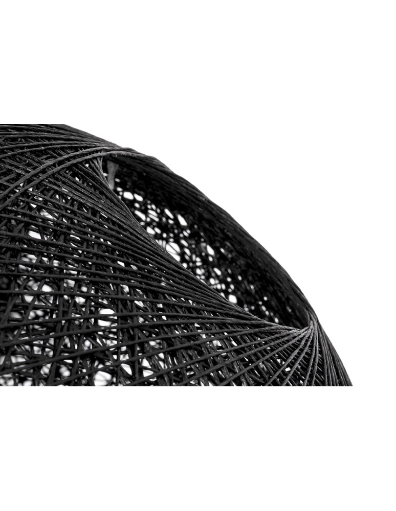 Pendant lamps - King Home LUNA 40 black pendant lamp - hemp cord (1027S-400.BLACK) - product kolory-swiatla.pl 3