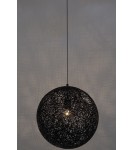 Pendant lamps - King Home LUNA 40 black pendant lamp - hemp cord (1027S-400.BLACK) - product 7