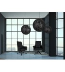 Pendant lamps - King Home LUNA 40 black pendant lamp - hemp cord (1027S-400.BLACK) - product 9