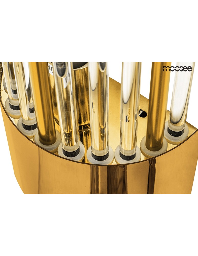 Glamour wall lamps - MOOSEE AMANDA gold wall lamp (MSE010100263) - product kolory-swiatla.pl 3