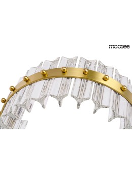Moosee MOOSEE lampa ścienna SATURNUS WALL złota - LED, kryształ, stal szczotkowana (MSE01040015) - produkt 2