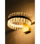 Glamour wall lamps - Moosee MOOSEE SATURNUS WALL lamp gold - LED, crystal, brushed steel (MSE01040015) - product 5
